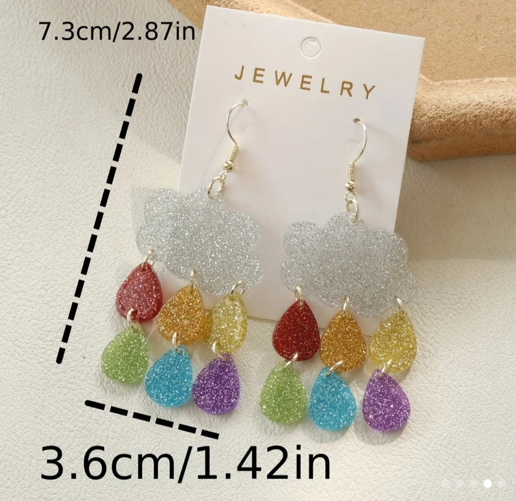 Colorful Days acrylic earrings