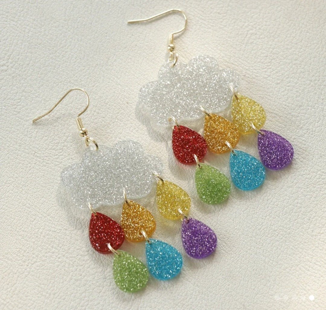 Colorful Days acrylic earrings
