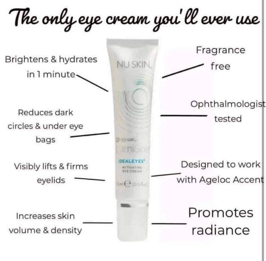 Nuskin Ageloc Lumispa Ideal eyes activating eye cream