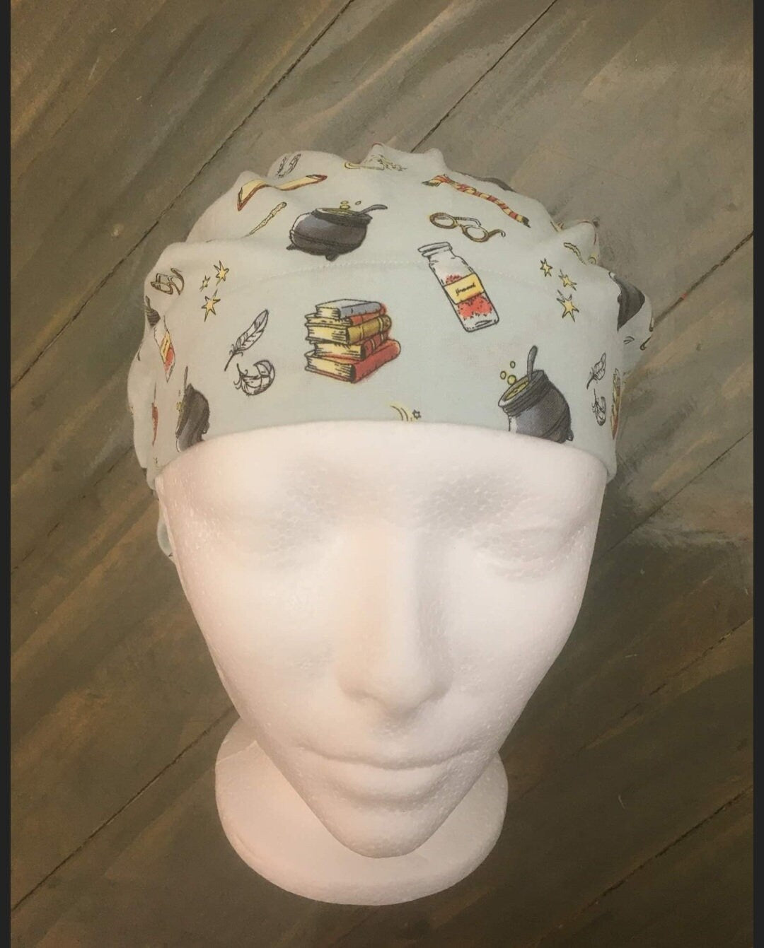 School supplies bouffant/euro style surgical/scrub/dental hat by Carolinadreamsbyjen