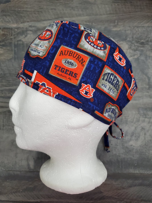 Auburn pennants surgical/scrub /dental hat