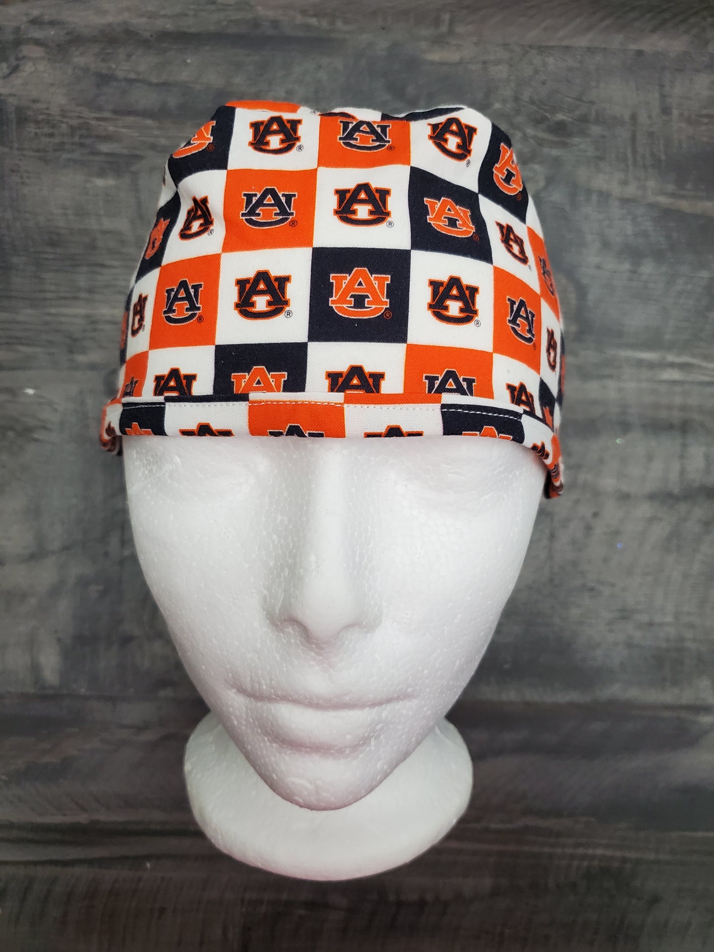 Auburn squares surgical/scrub/dental hat