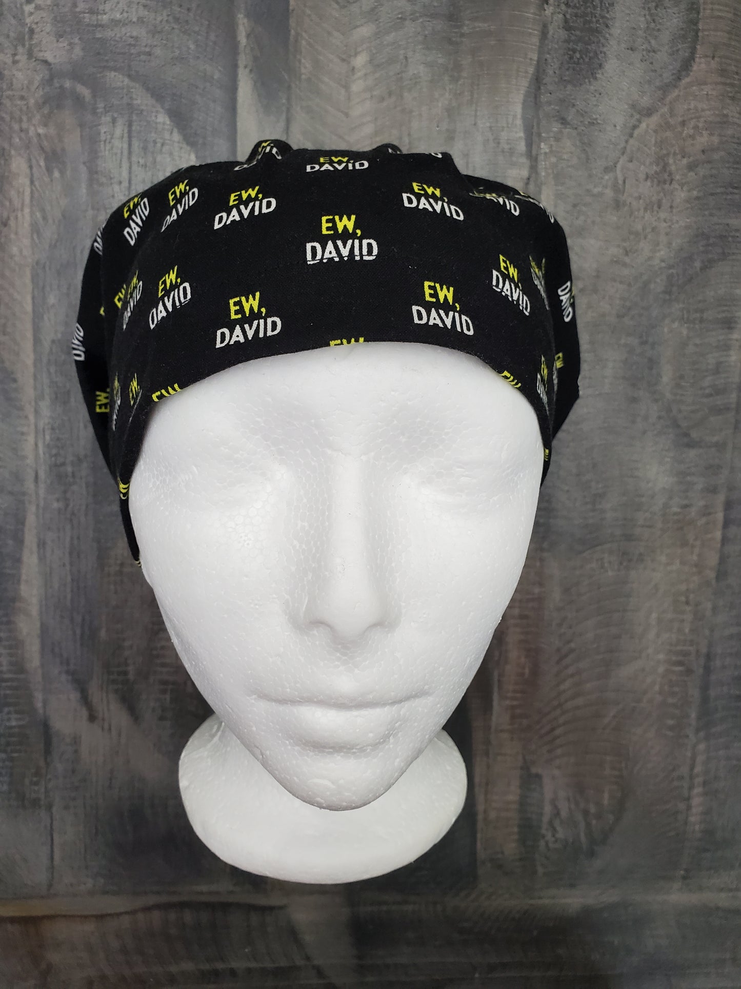 Ew, David bouffant/euro hybrid style surgical/scrub/dental hat by Carolinadreamsbyjen