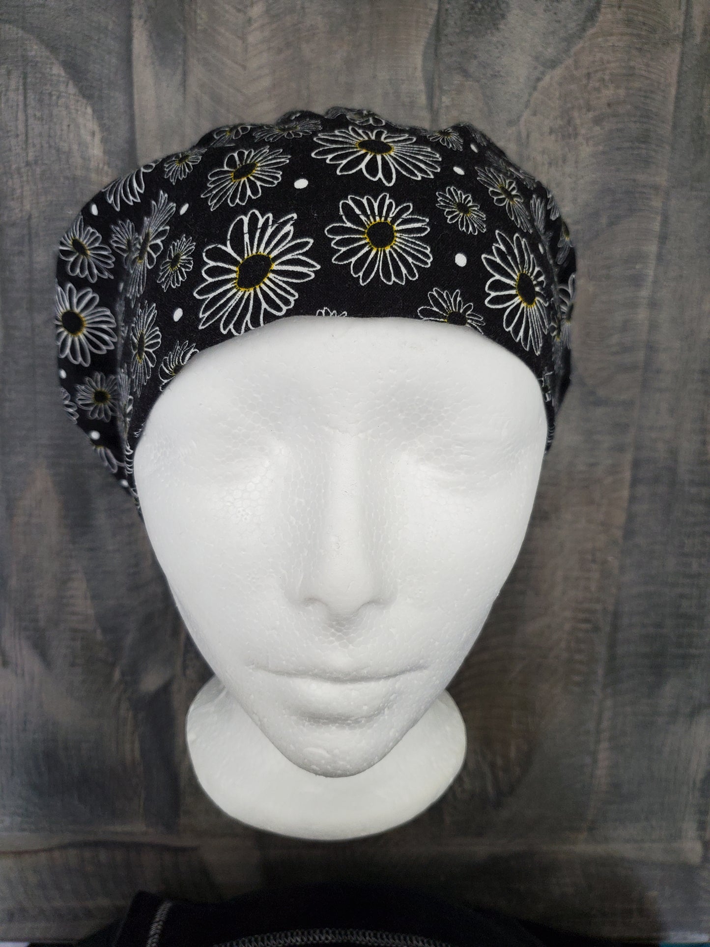 Daisy silhouette bouffant/euro hybrid style surgical hat