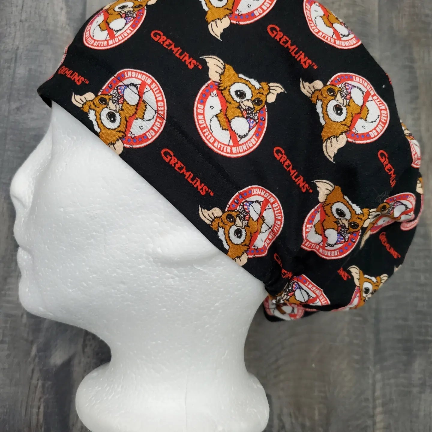 Gremlins bouffant/euro hybrid style surgical/scrub/dental hat