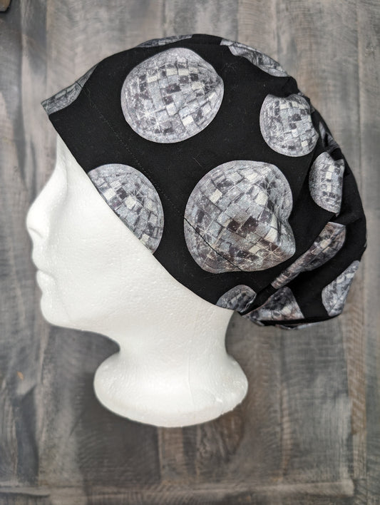 Disco Queen bouffant/euro hybrid style surgical/scrub/dental hat by carolinadreamsbyjen