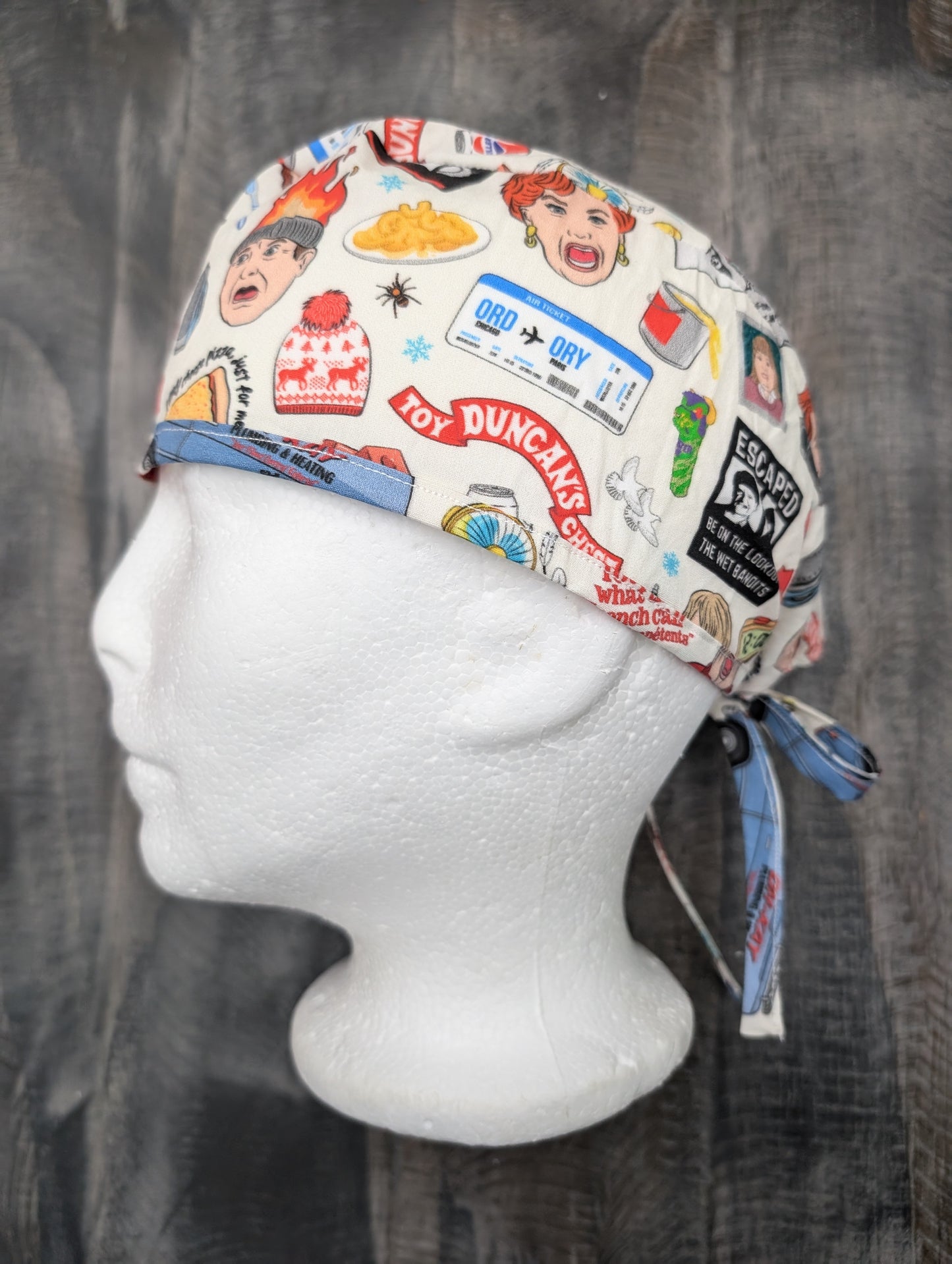 Men's Home Alone surgical/scrub/dental hat by carolinadreamsbyjen