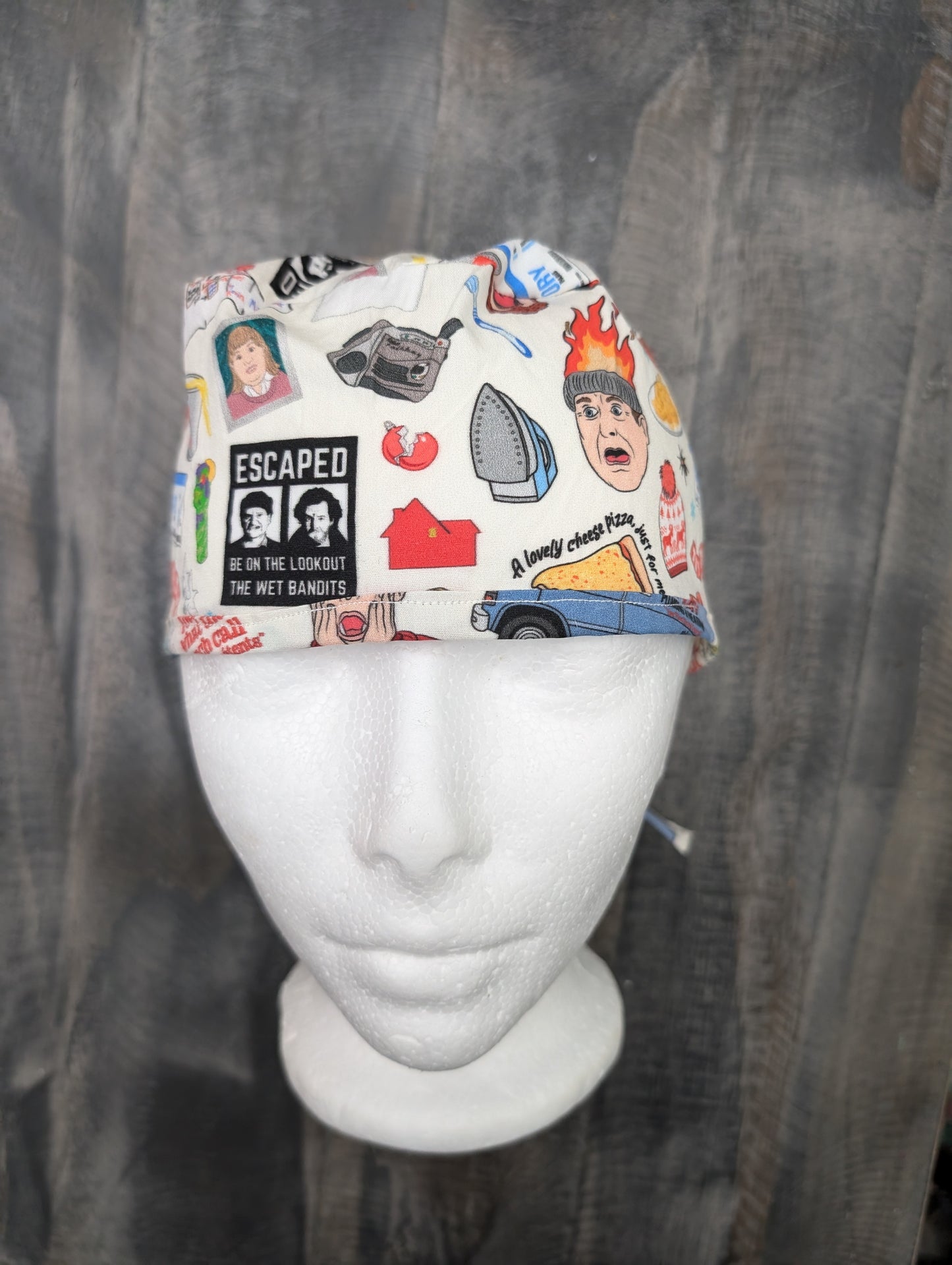 Men's Home Alone surgical/scrub/dental hat by carolinadreamsbyjen