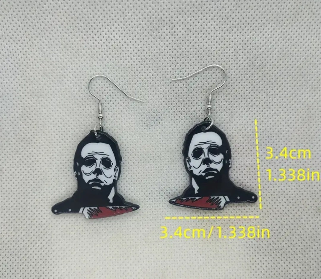 Michael myers earrings