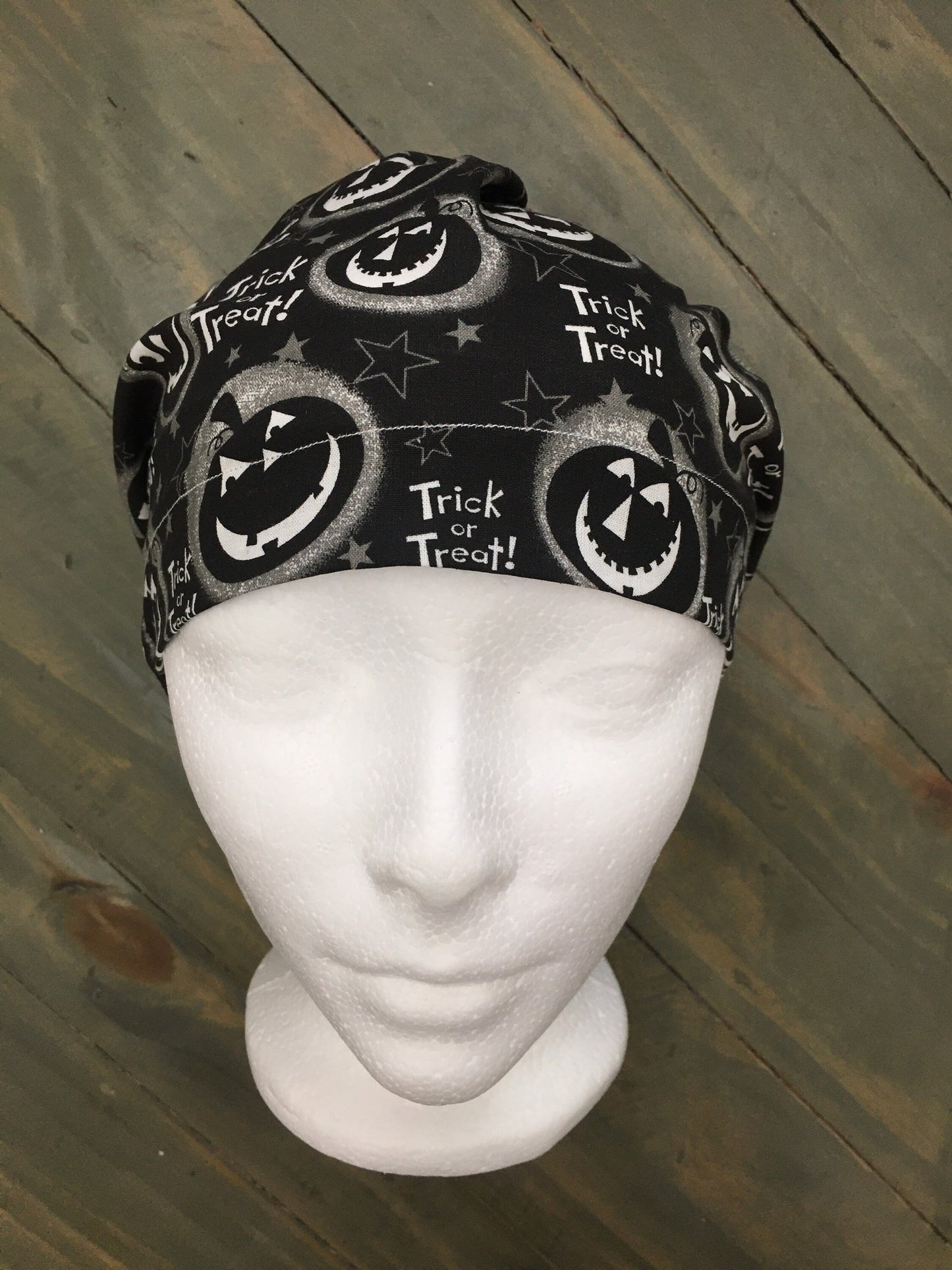 Trick or treat bouffant /euro style surgical hat