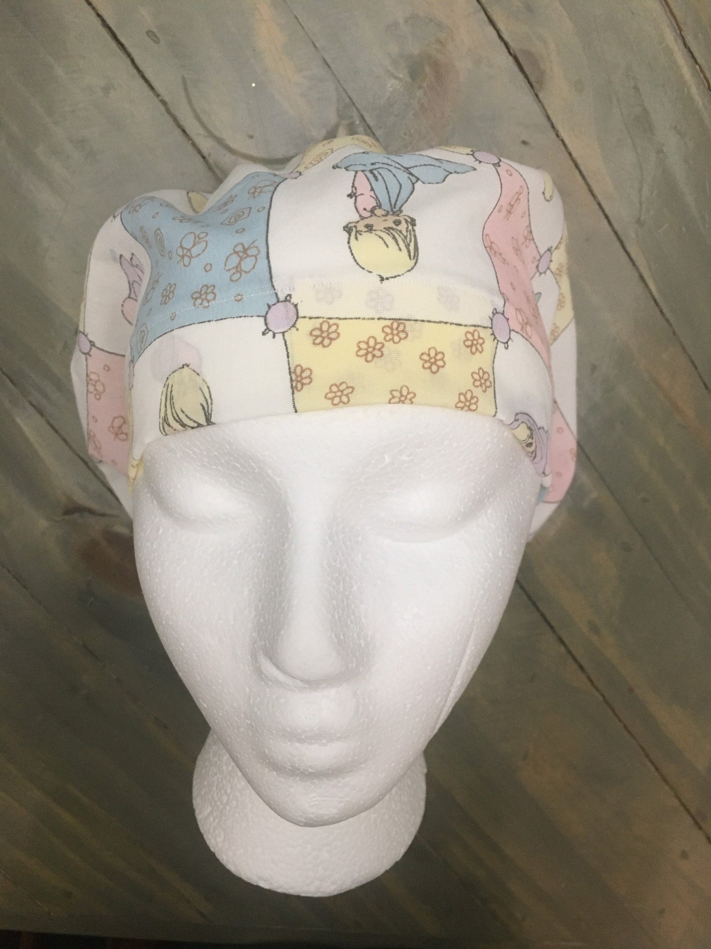 Precious moments bouffant/euro style surgical hat