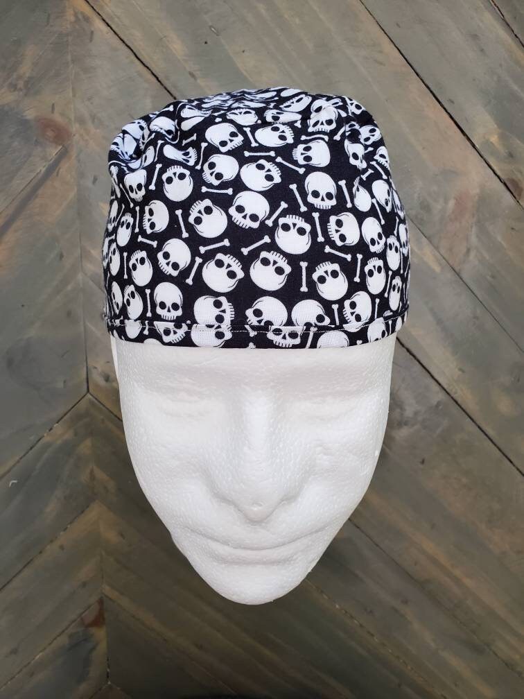 Skulls surgical/scrub/dental/skull hat by Carolinadreamsbyjen