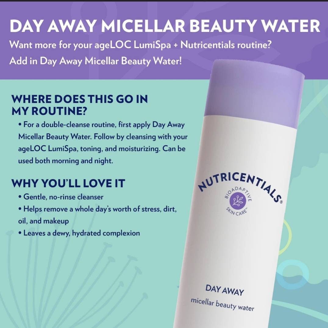 Nuskin Nutricentials Day Away Micellar beauty water