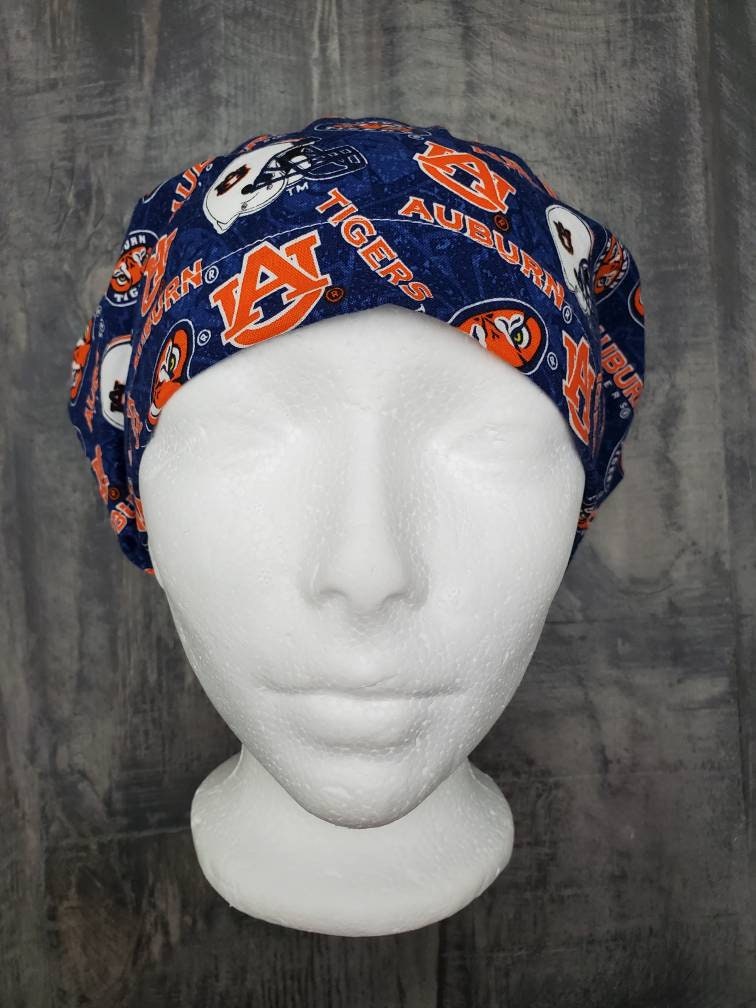 Auburn bouffant/euro hybrid style surgical /scrub/dental hat by Carolinadreamsbyjen