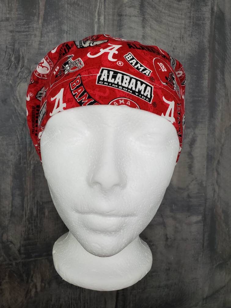 Alabama bouffant/euro hybrid style surgical/scrub/dental hat by Carolinadreamsbyjen