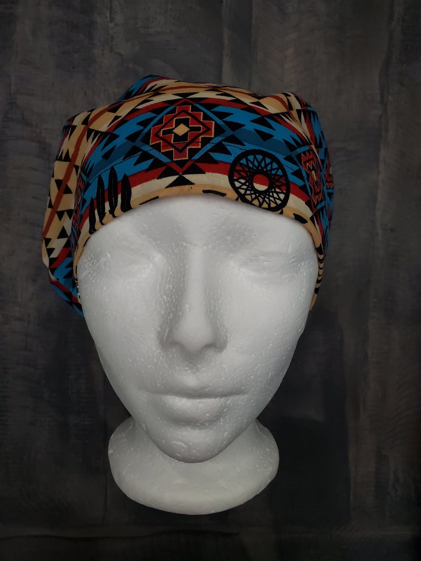 Dreamcatcher bouffant/euro hybrid style surgical/scrub/dental hat