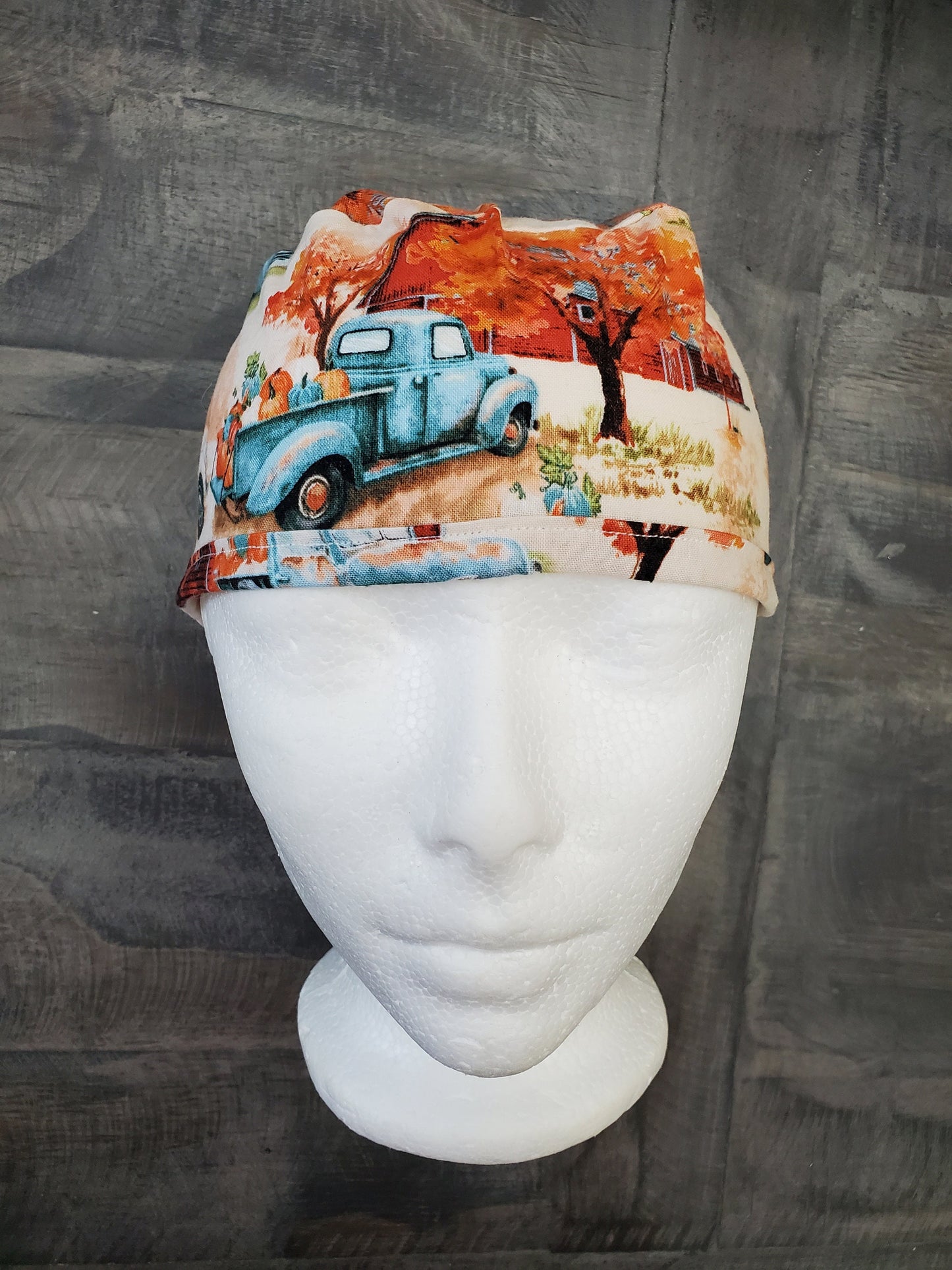 Men's farm fall surgical/scrub/dental/skull hat by Carolinadreamsbyjen