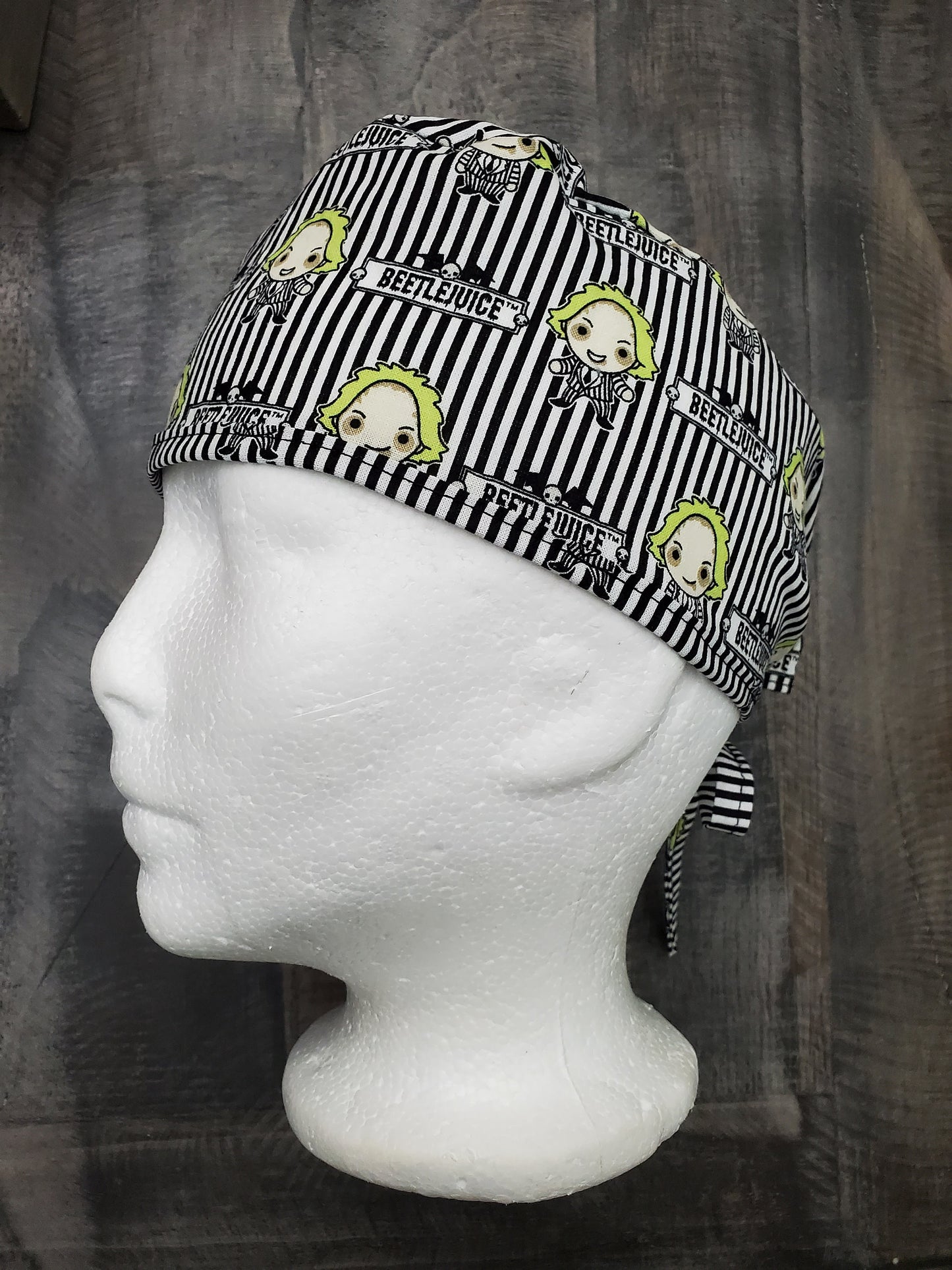 Say it again (Beetlejuice) surgical/scrub/dental hat by CarolinaDreamsbyjen